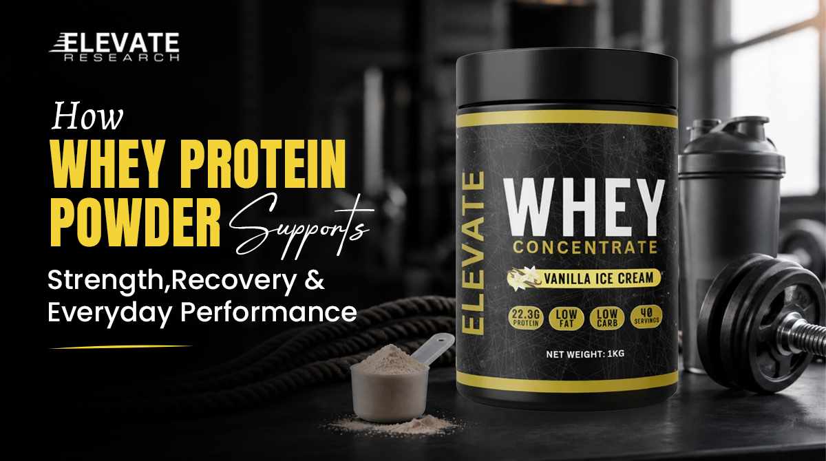 How Whey Protein Powder Supports Strength, Recovery & Everyday Performance