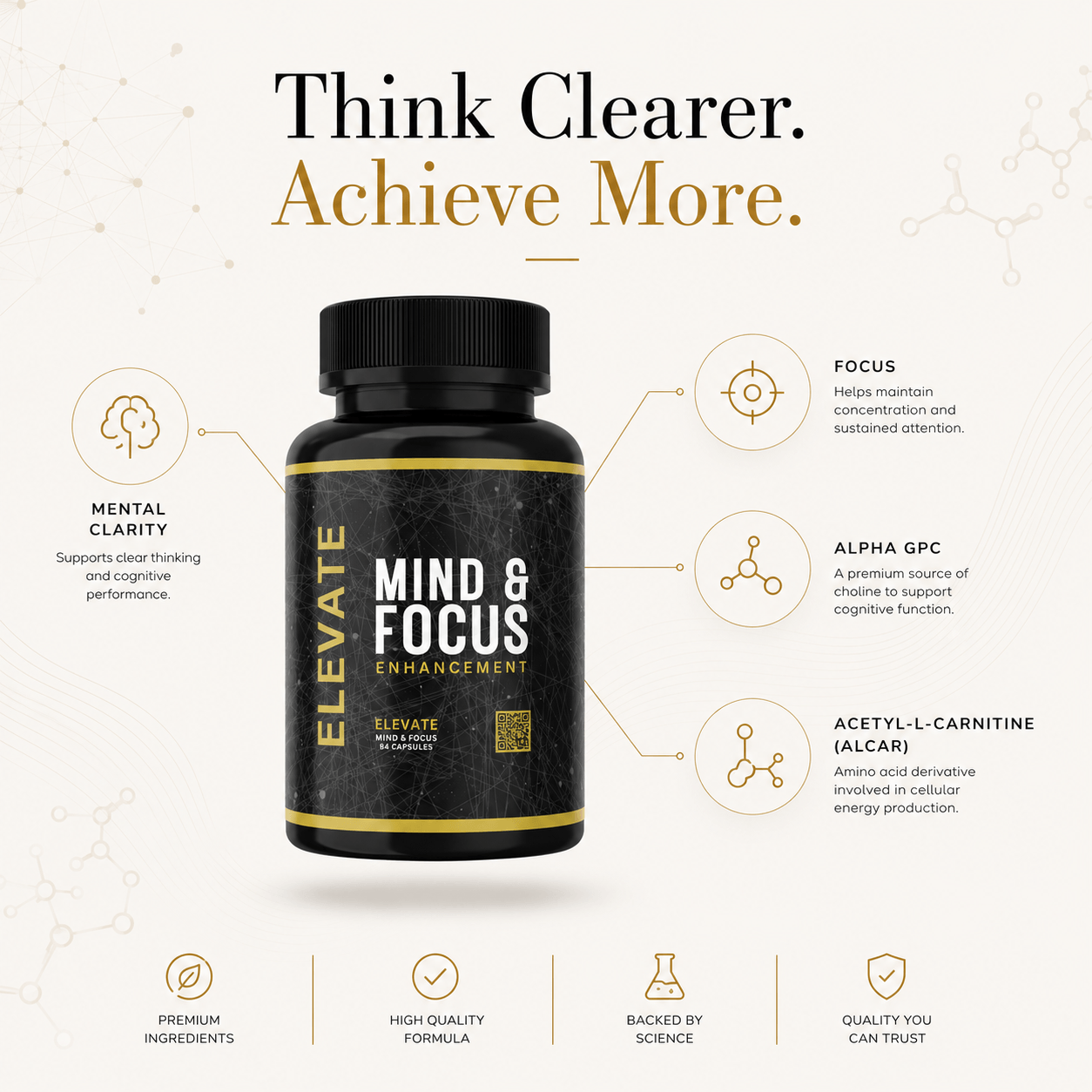 Elevate Mind & Focus | Alpha GPC & Acetyl-L-Carnitine