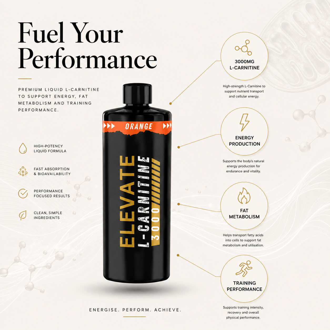 Elevate L-Carnitine 3000 | Liquid L-Carnitine