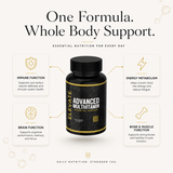 Elevate Multi-Vitamin bottle showing daily vitamins and minerals supplement by ElevateSupplementsNI