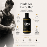 Elevate Supplements Elevate Grip Liquid Chalk for enhanced grip and long-lasting hold during workouts and lifting sessions.