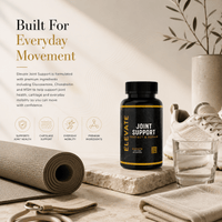 Elevate Joint Support Capsules with glucosamine, chondroitin, and MSM in blister pack, designed to promote joint health.