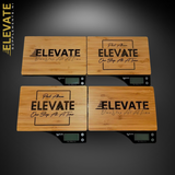 3D render of Elevate Scales by ElevateSupplementsNI, showing a modern digital body weight scale with sleek design.