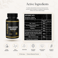 Elevate SupplementsNI Elevate Cholesterol Support capsules with bergamot and beta-sitosterol for heart health.