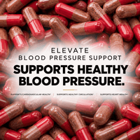 Elevate SupplementsNI Elevate Blood Pressure support supplement bottle with capsules for heart and circulation health.