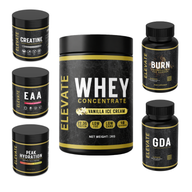 Elevate Body Composition Stack | GDA, Fat Burner, Creatine, EAAs, Peak Hydration & Whey Protein