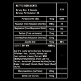 Elevate Dry water balance and definition supplement from ElevateSupplementsNI, featuring the product bottle with label and cap.