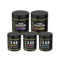 ElevateSupplements Hydration and Performance Bundle with electrolyte drink and essential amino acids in a vibrant package.