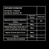 Elevate Cortisol Support supplement bottle featuring Rhodiola, L-Theanine, and Magnesium from ElevateSupplementsNI.