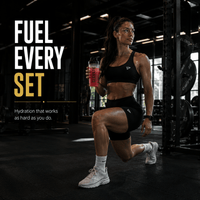 Elevate Essential Amino Acids and electrolytes powder in a 450g container, featuring a scoop and vibrant label design.